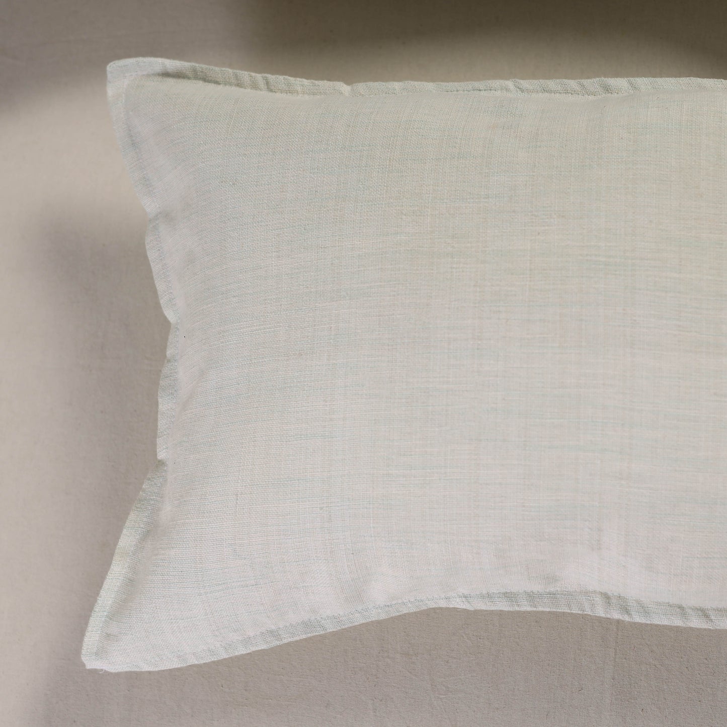 Plain Handloom Cotton Pillow Cover (Set of 2) 02