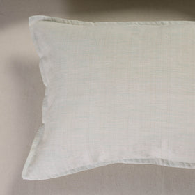 Plain Handloom Cotton Pillow Cover (Set of 2) 02