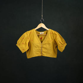 Jacquard Cotton Readymade Blouse 11
