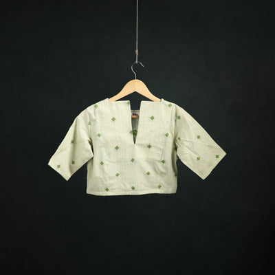 Jacquard Cotton Readymade Blouse 07