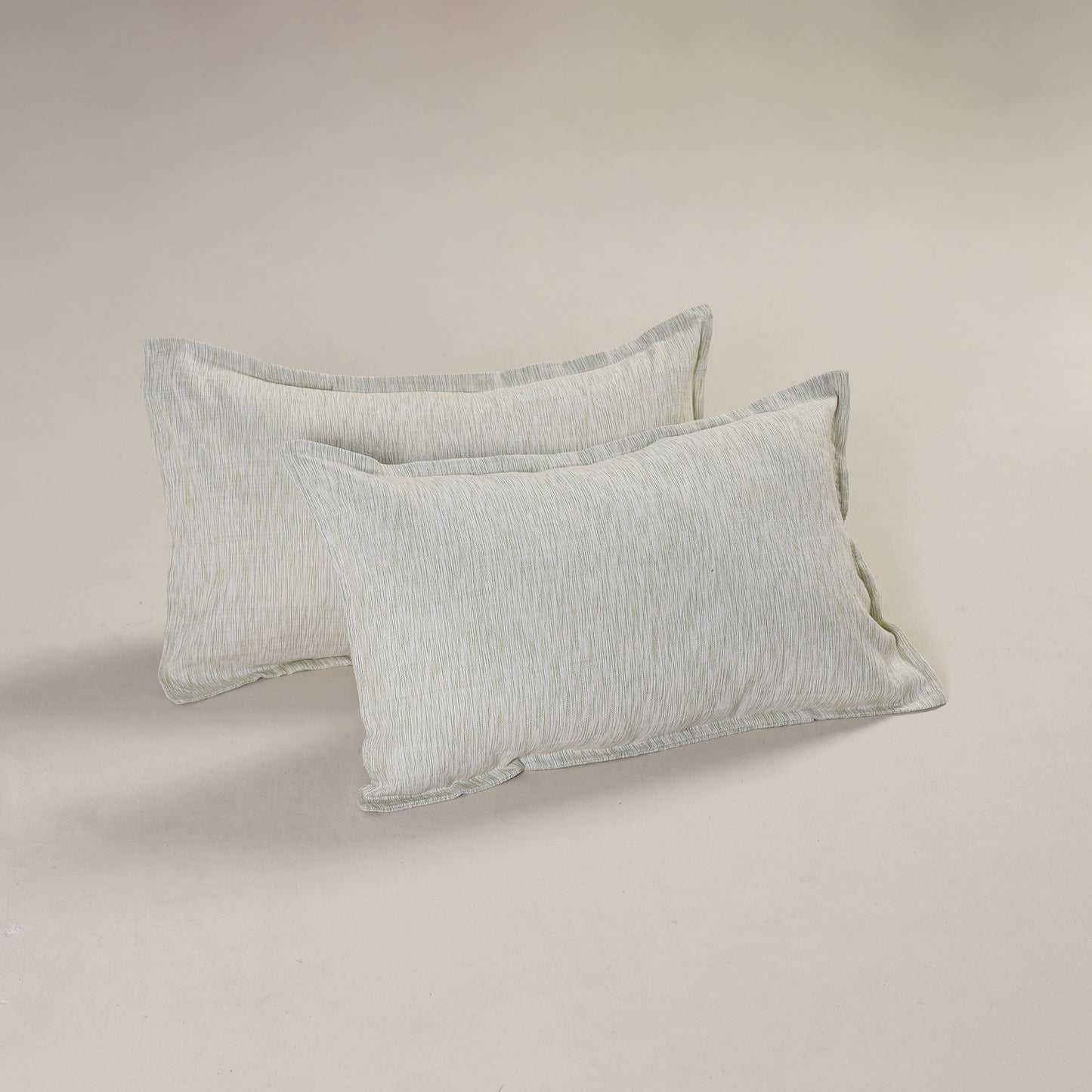 Plain Handloom Cotton Pillow Cover (Set of 2) 04