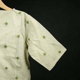 Jacquard Cotton Readymade Blouse 07