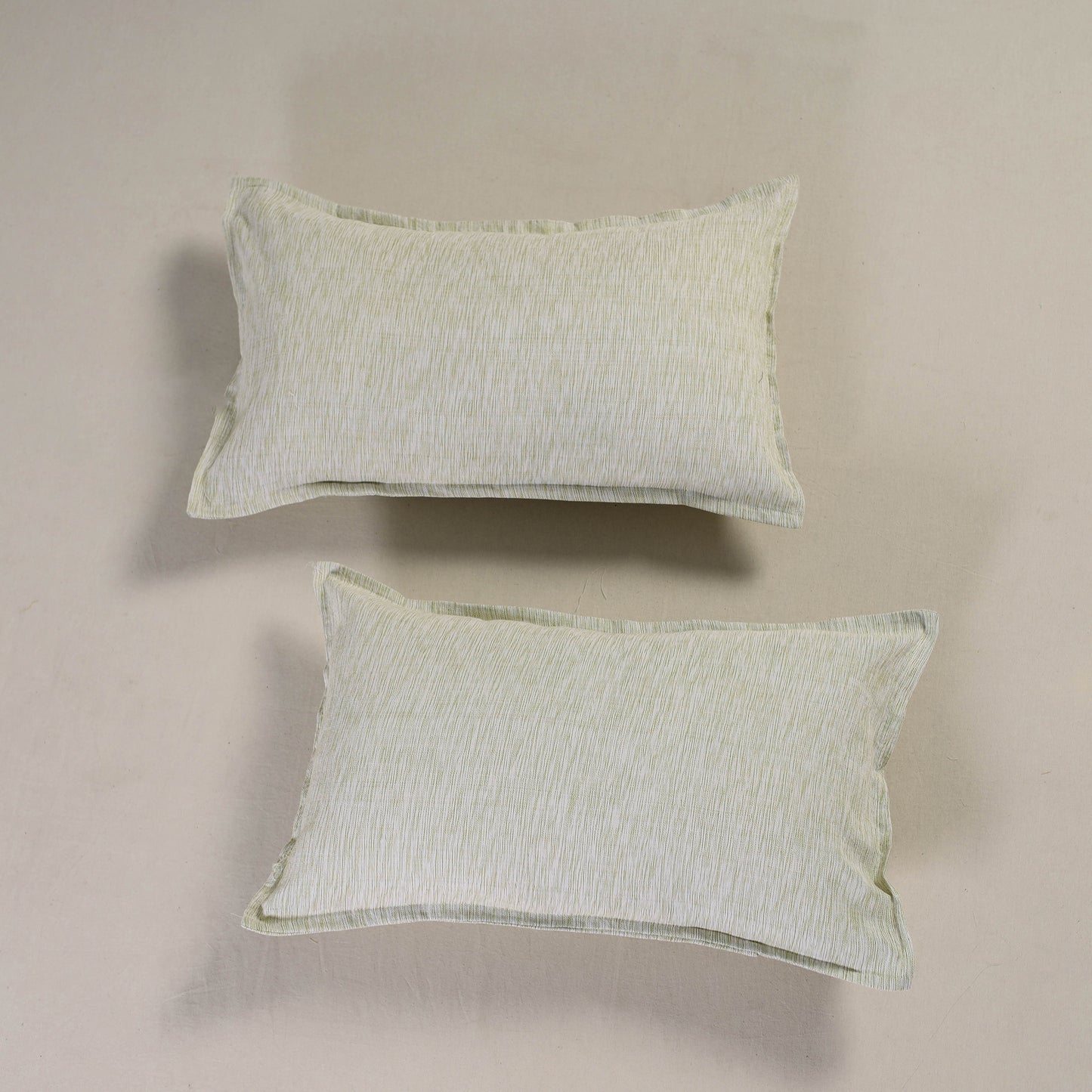 Plain Handloom Cotton Pillow Cover (Set of 2) 04