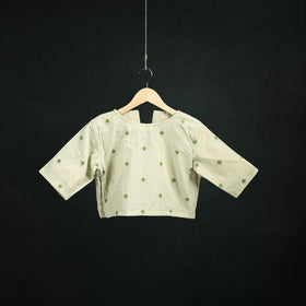Jacquard Cotton Readymade Blouse 07