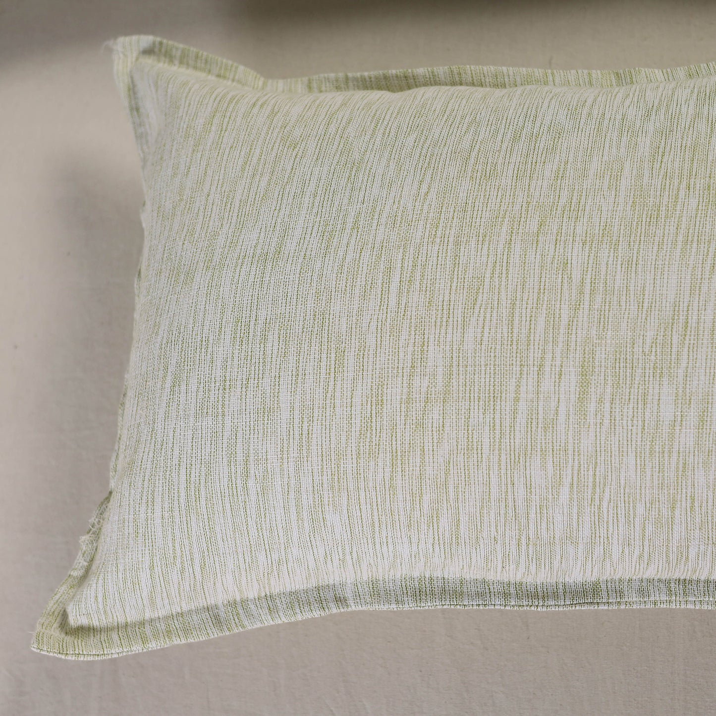 Plain Handloom Cotton Pillow Cover (Set of 2) 04