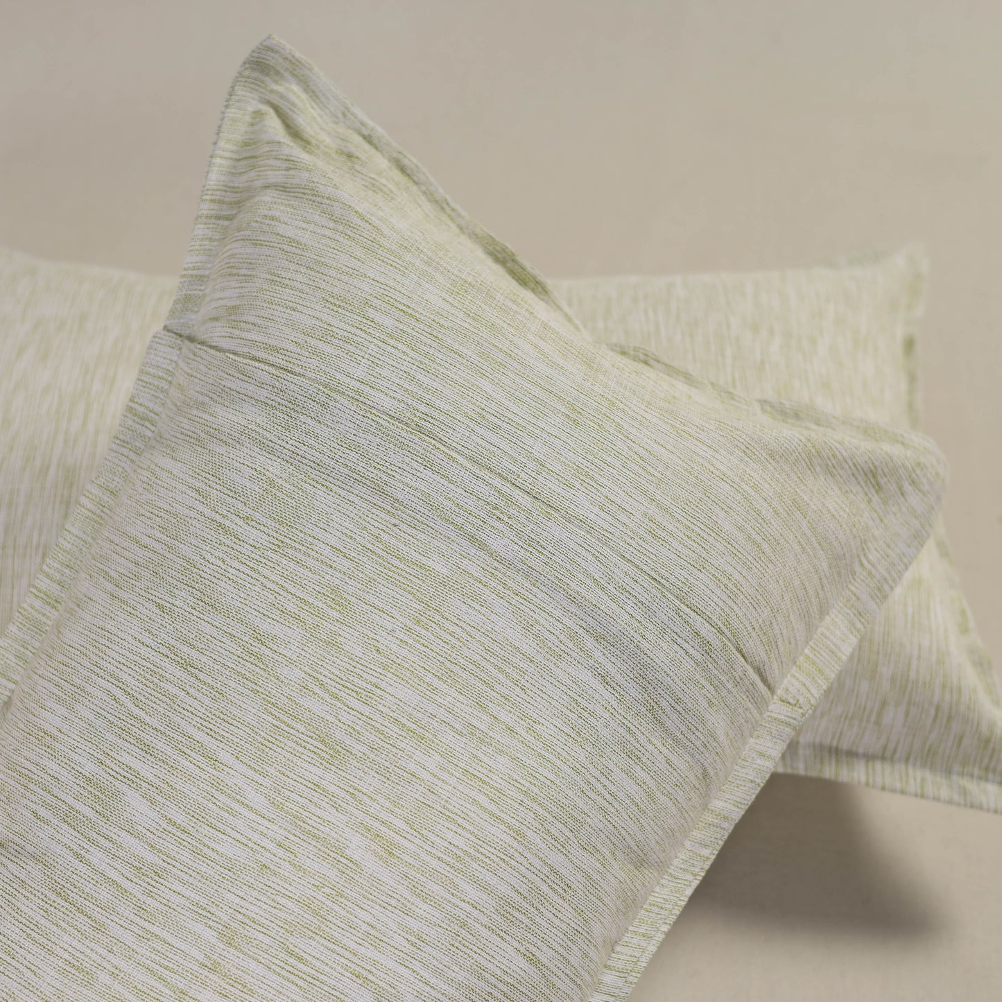 Plain Handloom Cotton Pillow Cover (Set of 2) 04