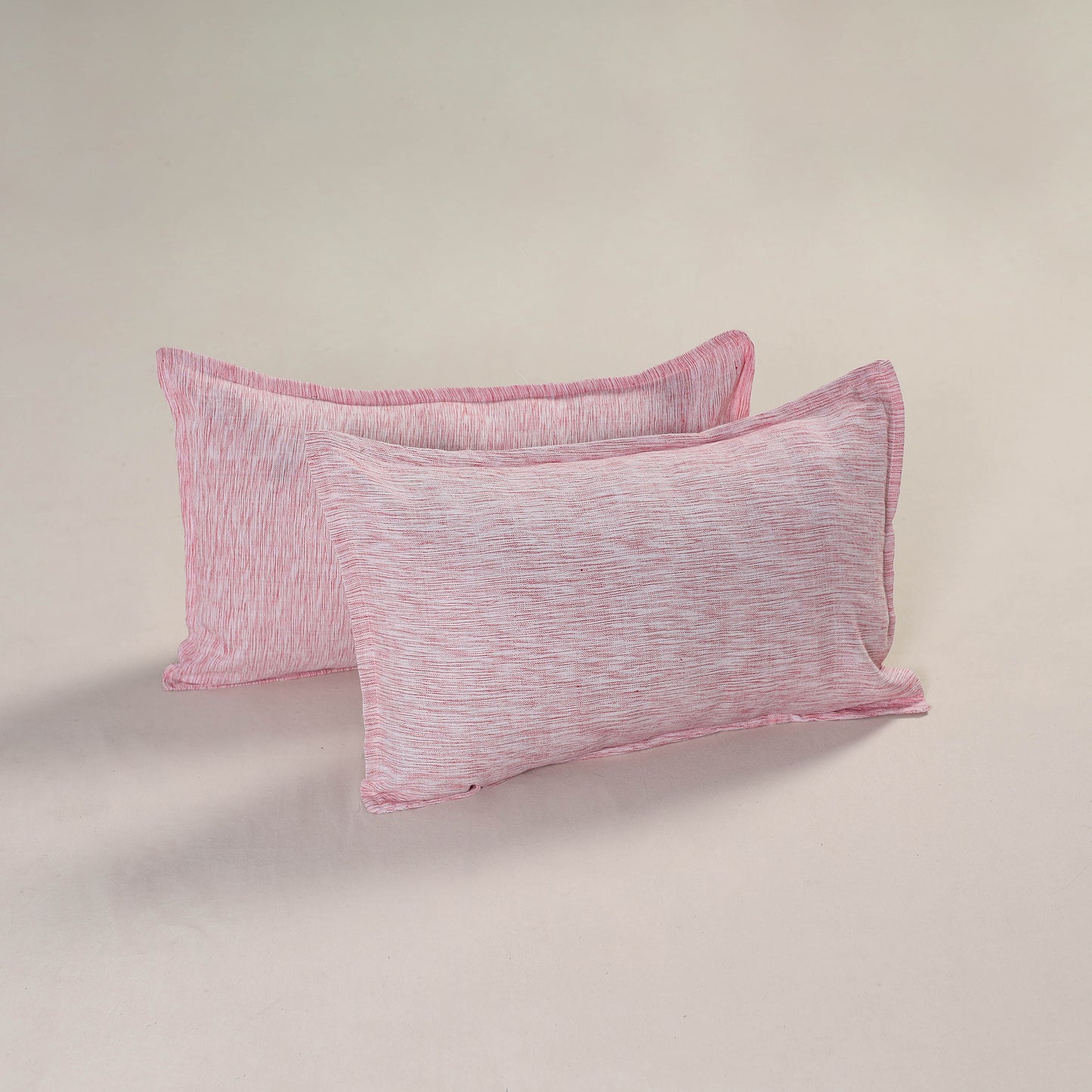 Plain Handloom Cotton Pillow Cover (Set of 2) 05