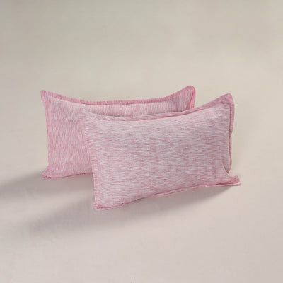 Plain Handloom Cotton Pillow Cover (Set of 2) 05