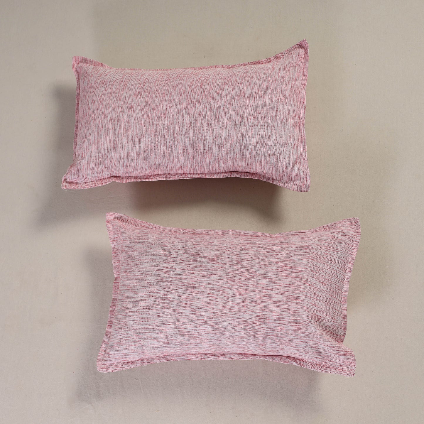 Plain Handloom Cotton Pillow Cover (Set of 2) 05