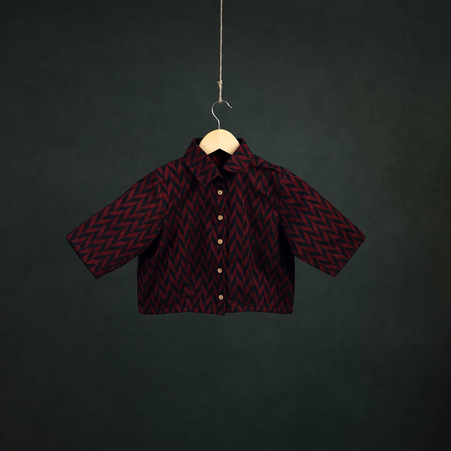 Jacquard Cotton Readymade Blouse 03