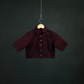 Jacquard Cotton Readymade Blouse 03