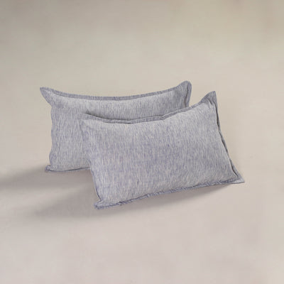 Plain Handloom Cotton Pillow Cover (Set of 2) 06