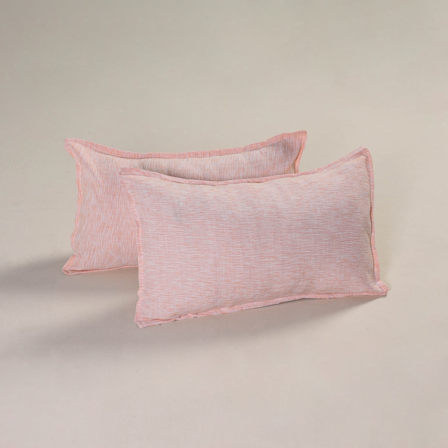 Plain Handloom Cotton Pillow Cover (Set of 2) 07
