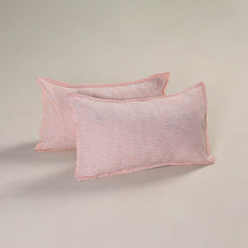 Plain Handloom Cotton Pillow Cover (Set of 2) 07