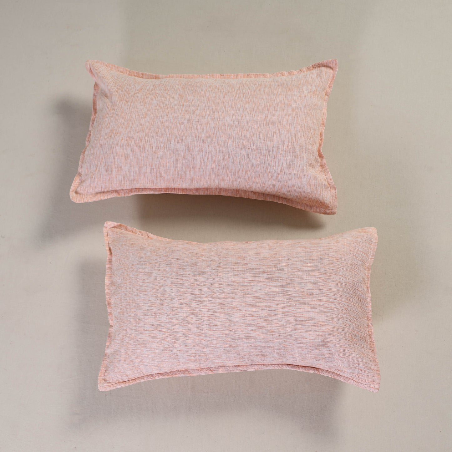 Plain Handloom Cotton Pillow Cover (Set of 2) 07
