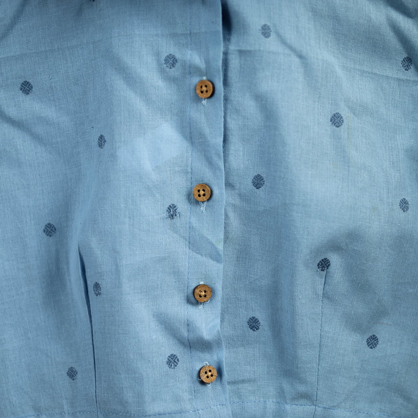 Jacquard Cotton Readymade Blouse 02