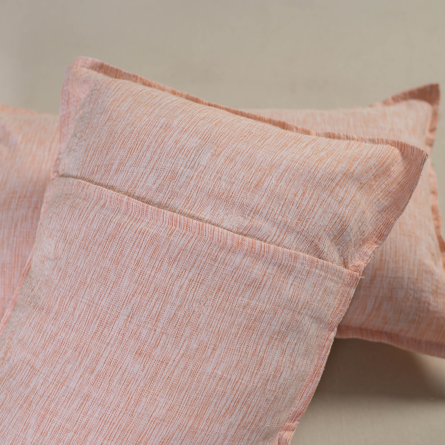 Plain Handloom Cotton Pillow Cover (Set of 2) 07