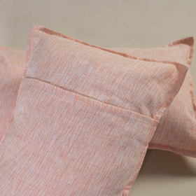 Plain Handloom Cotton Pillow Cover (Set of 2) 07