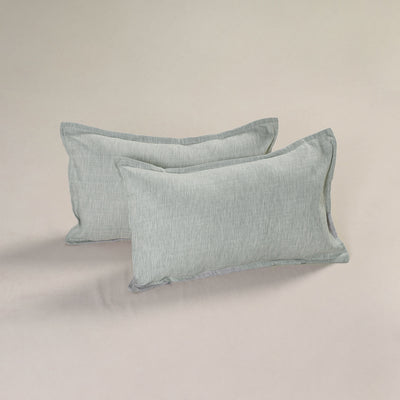 Plain Handloom Cotton Pillow Cover (Set of 2) 08