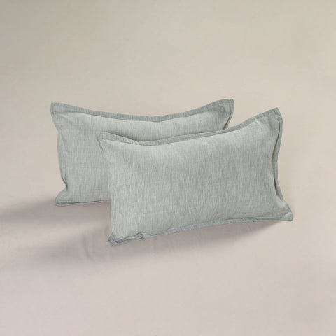Plain Handloom Cotton Pillow Cover (Set of 2) 08