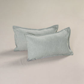 Plain Handloom Cotton Pillow Cover (Set of 2) 08
