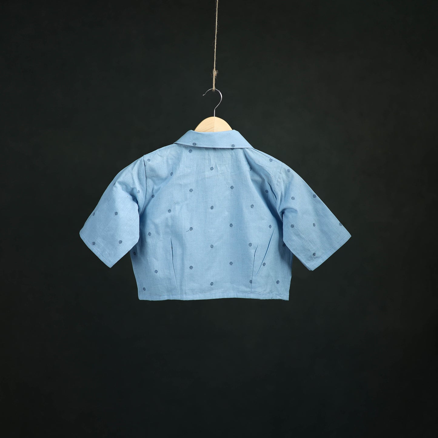 Jacquard Cotton Readymade Blouse 02