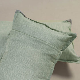 Plain Handloom Cotton Pillow Cover (Set of 2) 08