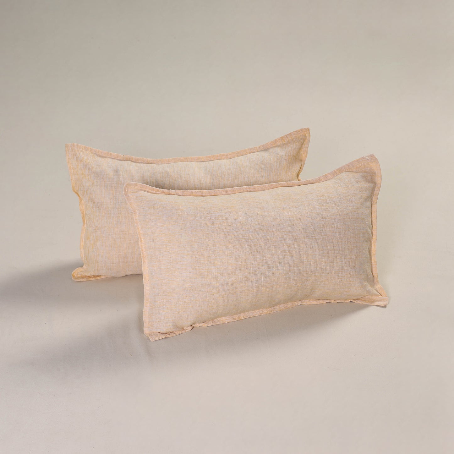 Plain Handloom Cotton Pillow Cover (Set of 2) 09