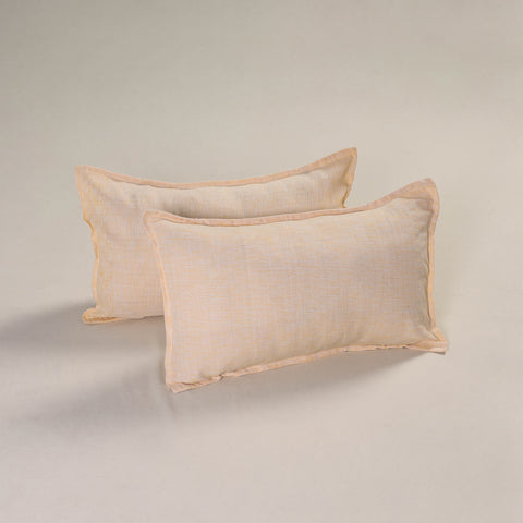 Plain Handloom Cotton Pillow Cover (Set of 2) 09