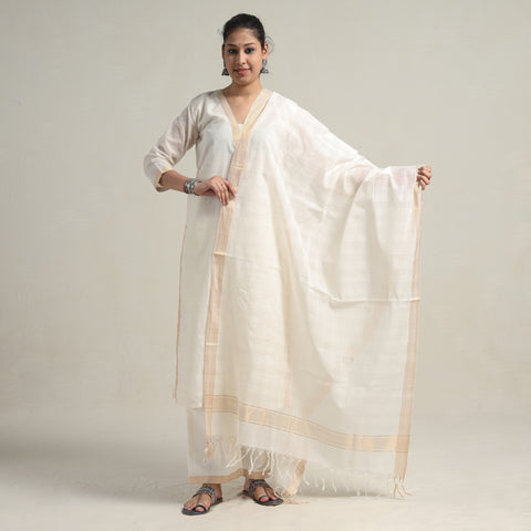 Mangalagiri Kurta with Palazzo & Dupatta Set