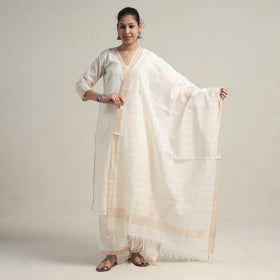 Mangalagiri Kurta with Palazzo & Dupatta Set