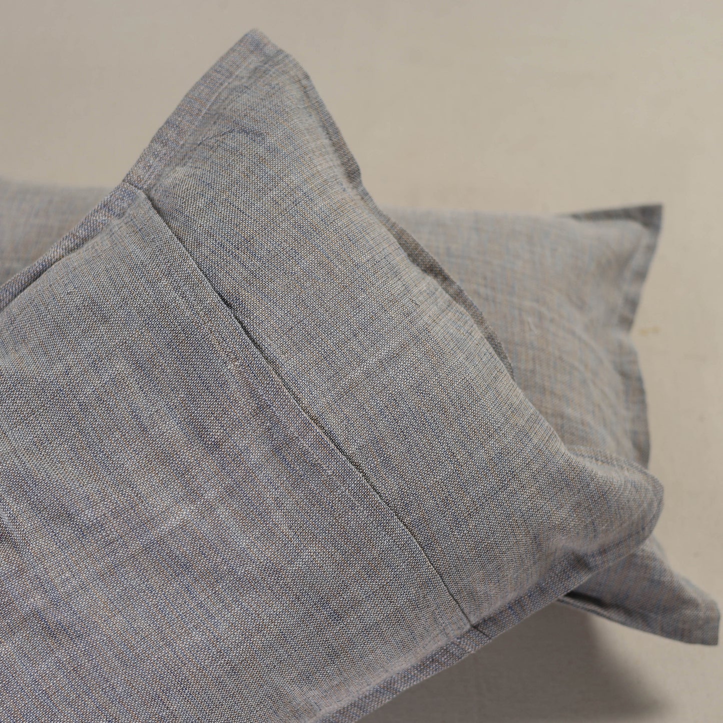 Plain Handloom Cotton Pillow Cover (Set of 2) 10