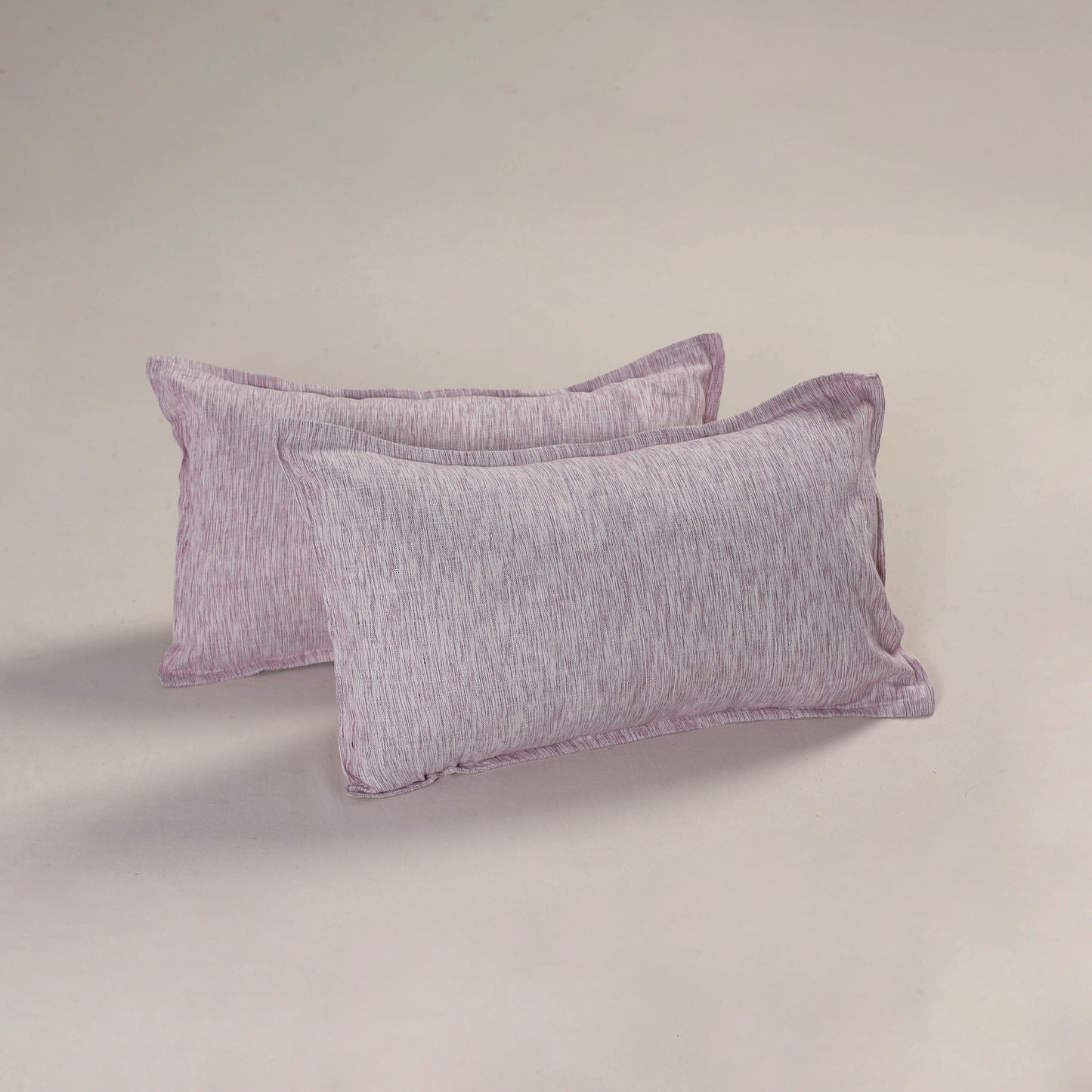 Plain Handloom Cotton Pillow Cover (Set of 2) 11