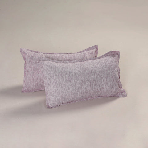 Plain Handloom Cotton Pillow Cover (Set of 2) 11