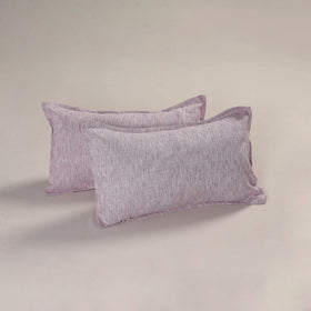 Plain Handloom Cotton Pillow Cover (Set of 2) 11