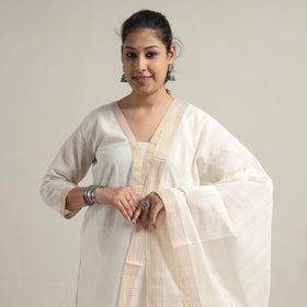 Mangalagiri Kurta with Palazzo & Dupatta Set