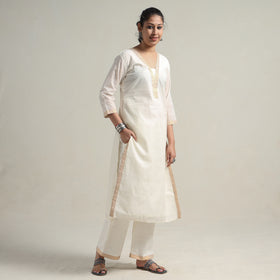 Mangalagiri Kurta with Palazzo & Dupatta Set