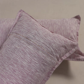 Plain Handloom Cotton Pillow Cover (Set of 2) 11