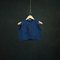 Jacquard Cotton Sleeveless Readymade Blouse 17