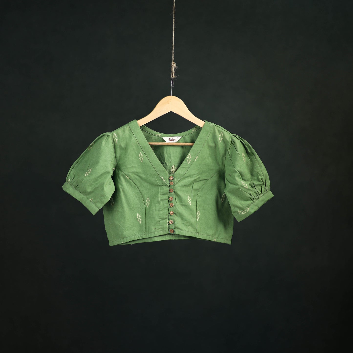 Jacquard Cotton Readymade Blouse 15