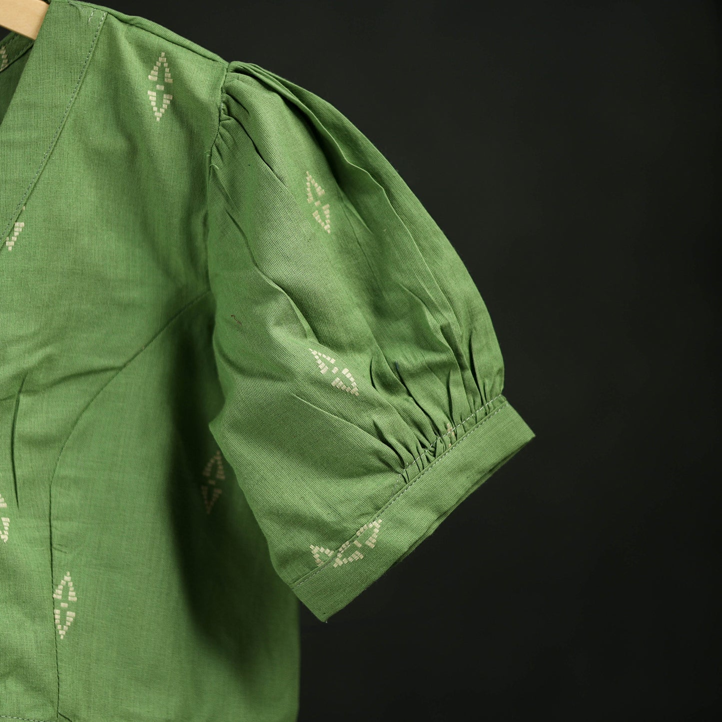 Jacquard Cotton Readymade Blouse 15