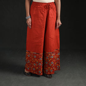 Bengal Kantha Hand Embroidered Cotton Palazzo 01