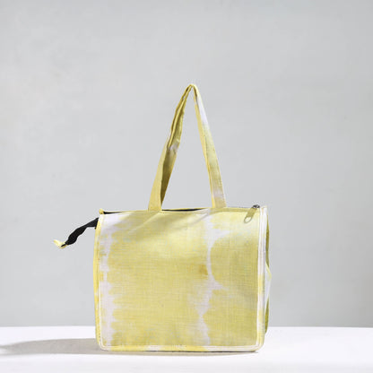 Handcrafted Shibori Tie-Dye Cotton Hand Bag 11