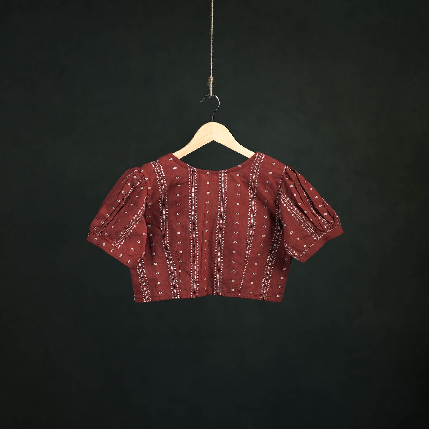 Jacquard Cotton Readymade Blouse 14