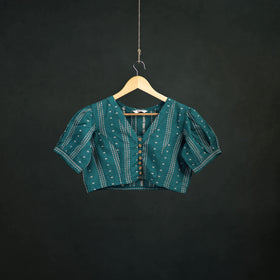 Jacquard Cotton Readymade Blouse 13