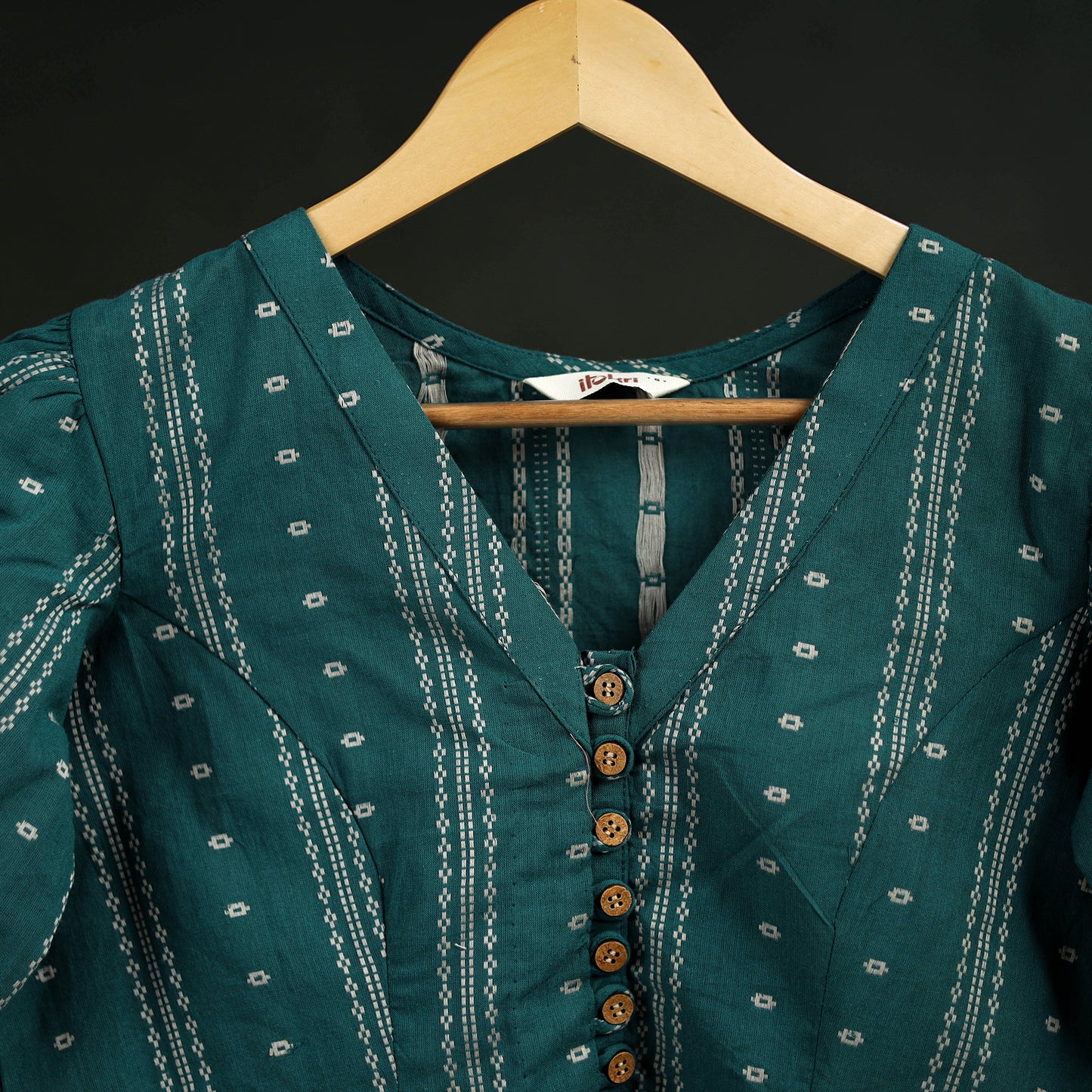 Jacquard Cotton Readymade Blouse 13