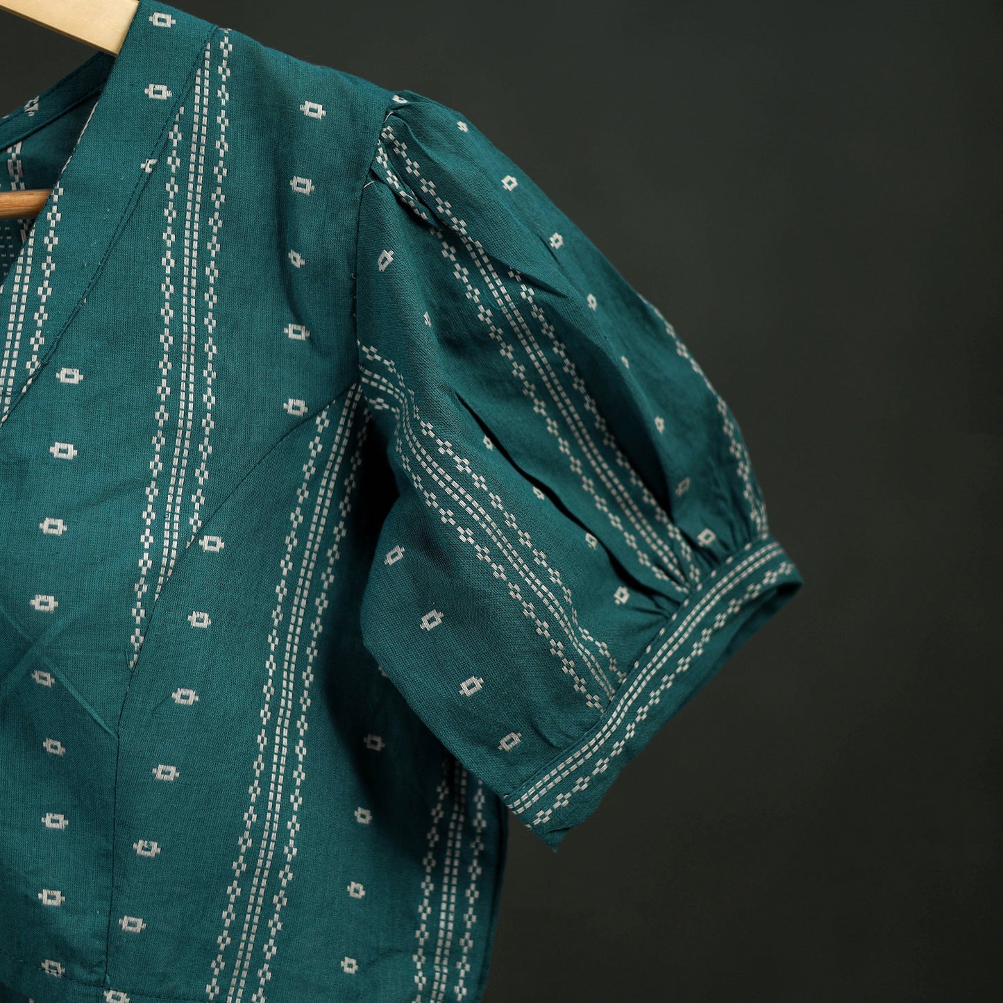 Jacquard Cotton Readymade Blouse 13