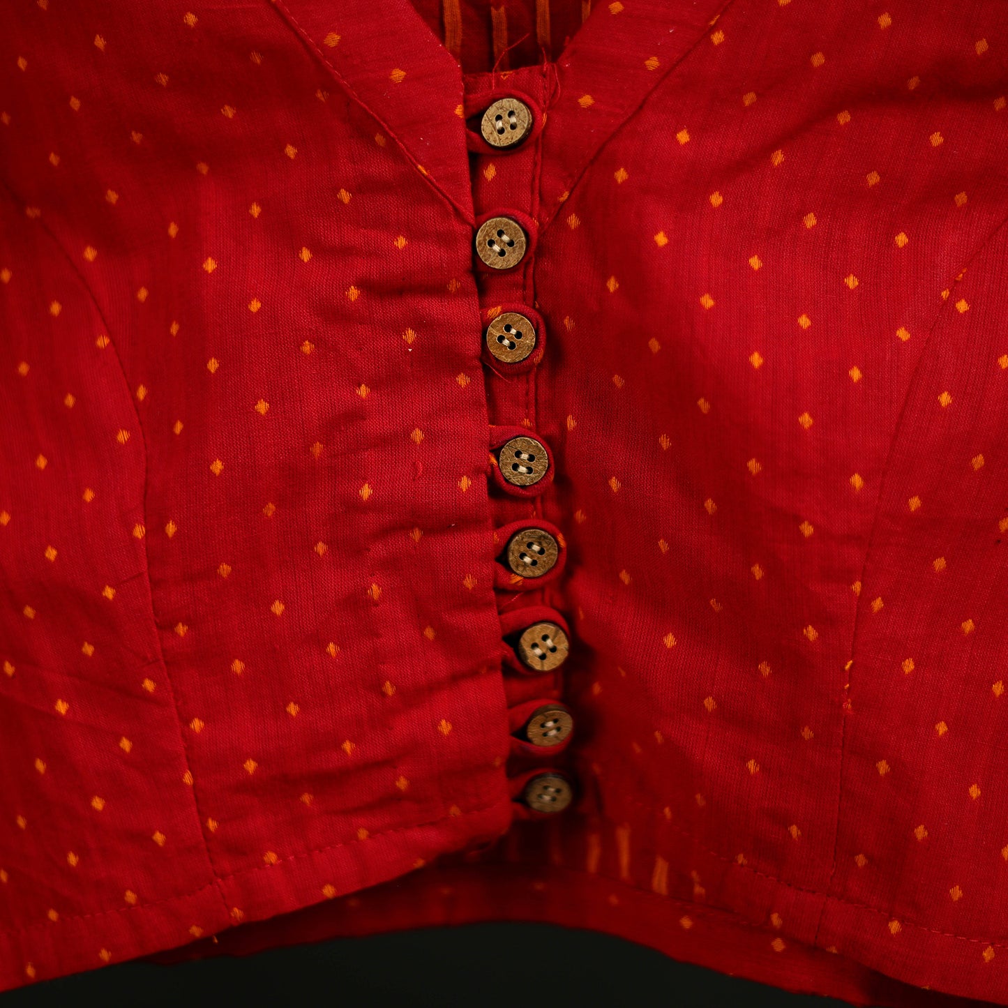Jacquard Cotton Readymade Blouse 12