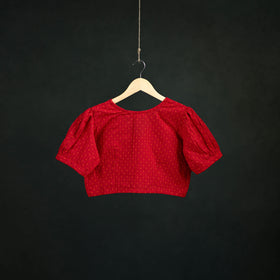 Jacquard Cotton Readymade Blouse 12