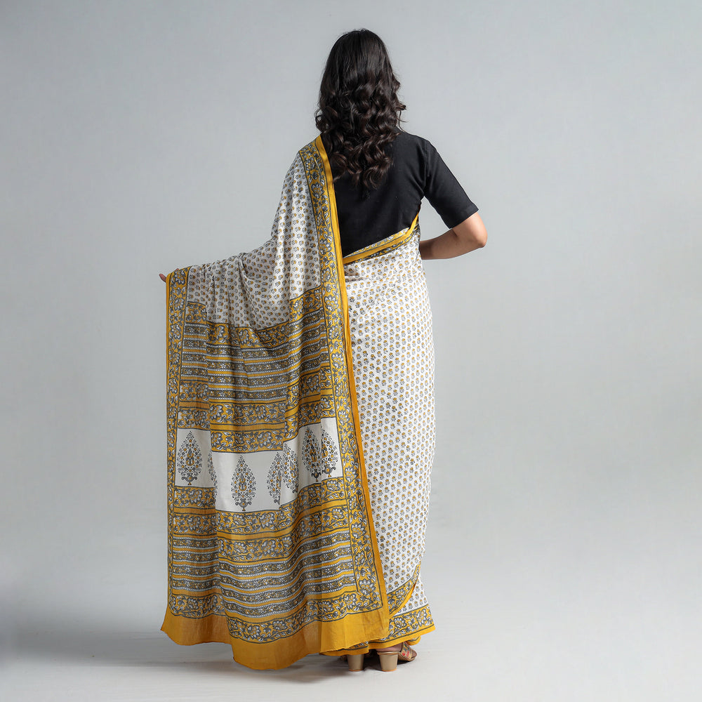 sanganeri printed saree